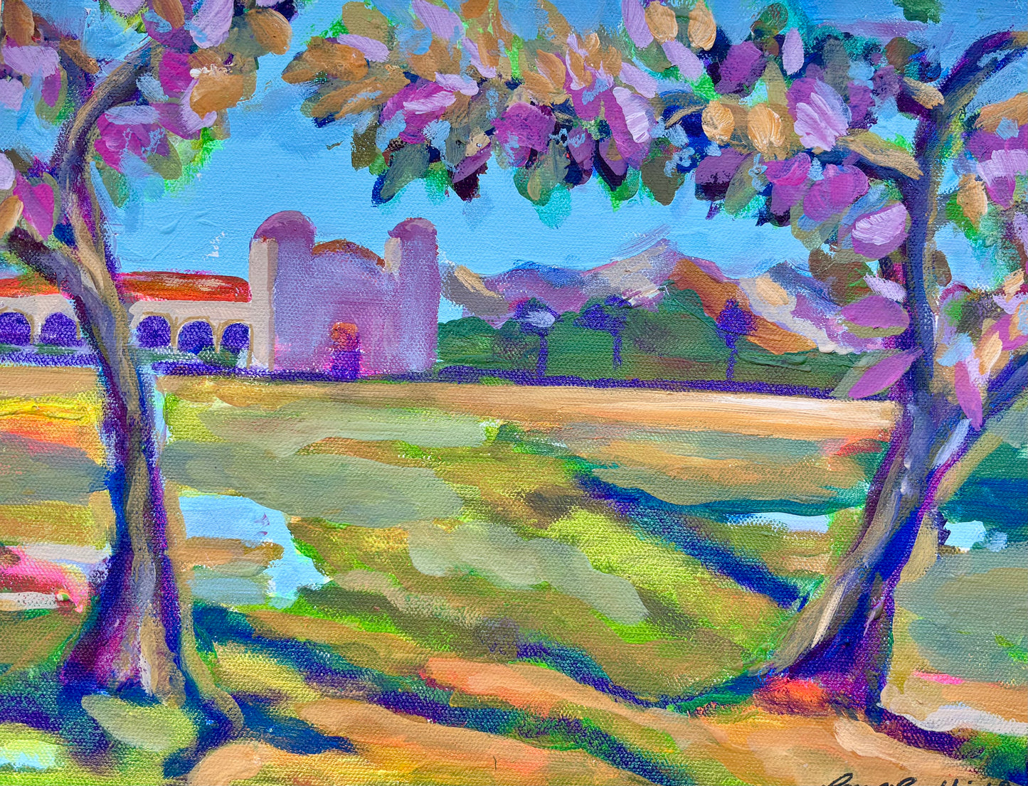 View from the Rose Garden: Santa Barbara Mission