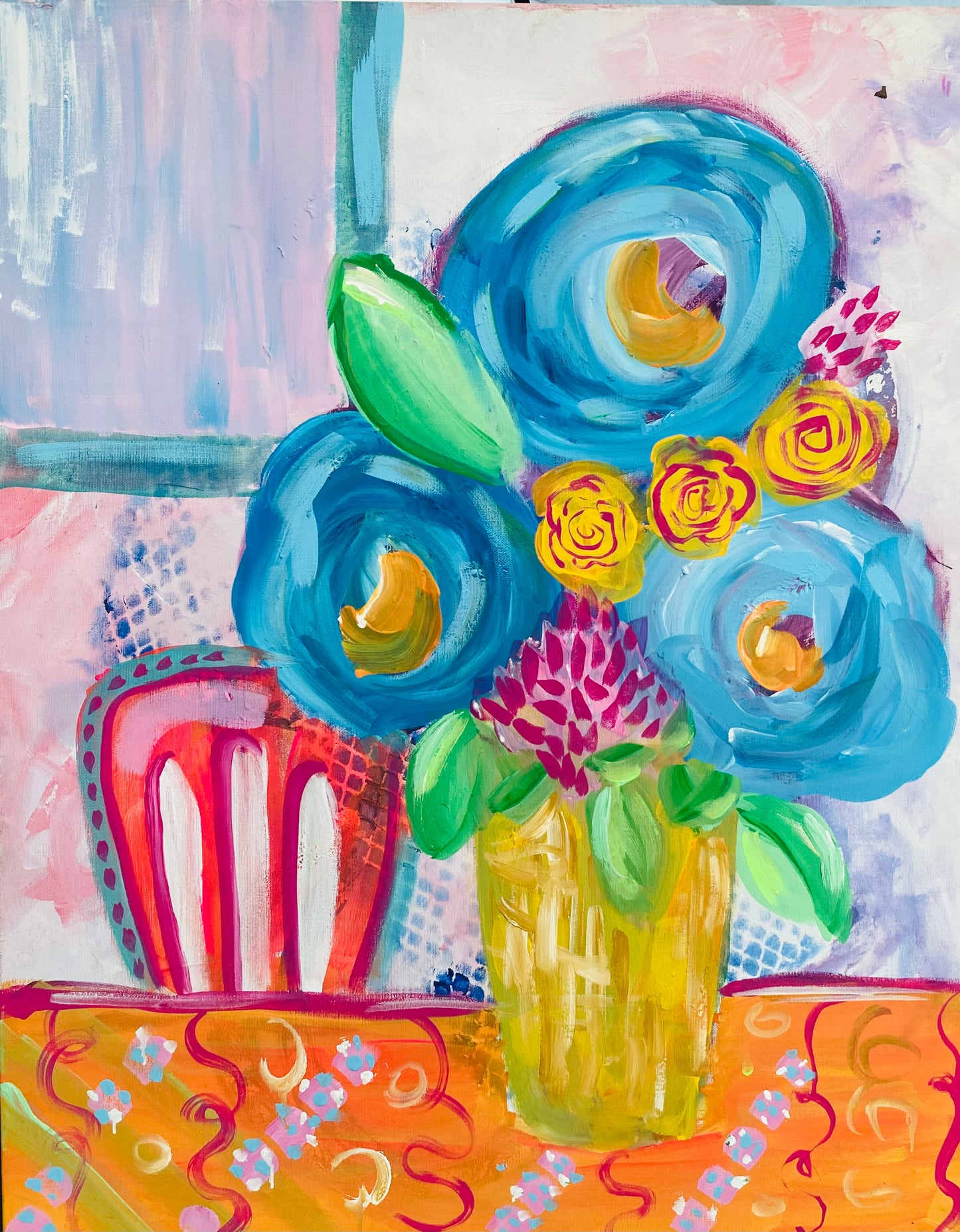 Bold and Blue - Original Painting