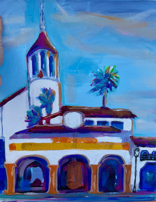 Historic Arlington Theatre at Night