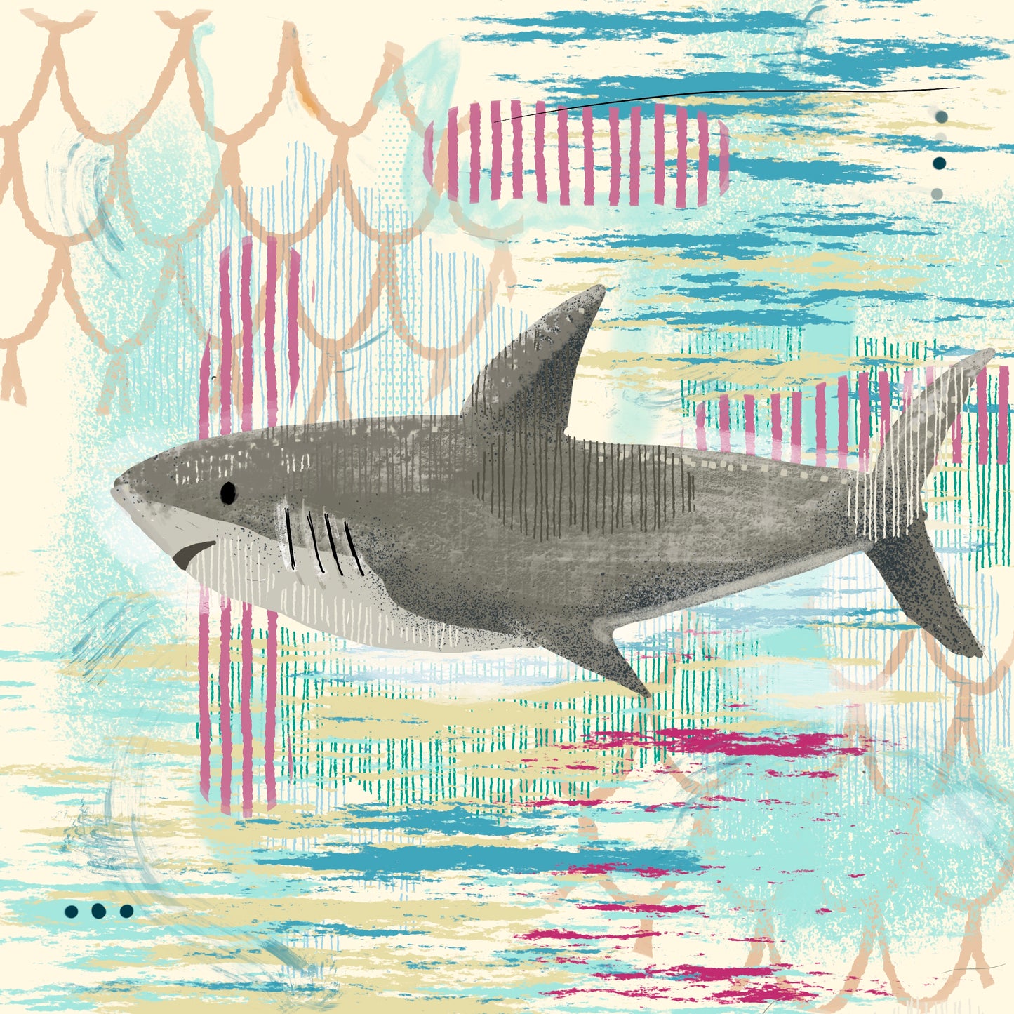 Shark - Signed Print