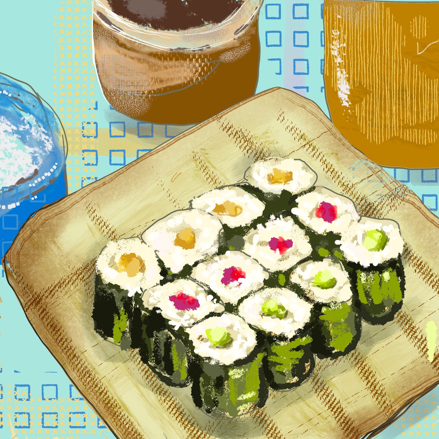 Sushi! - Signed Print