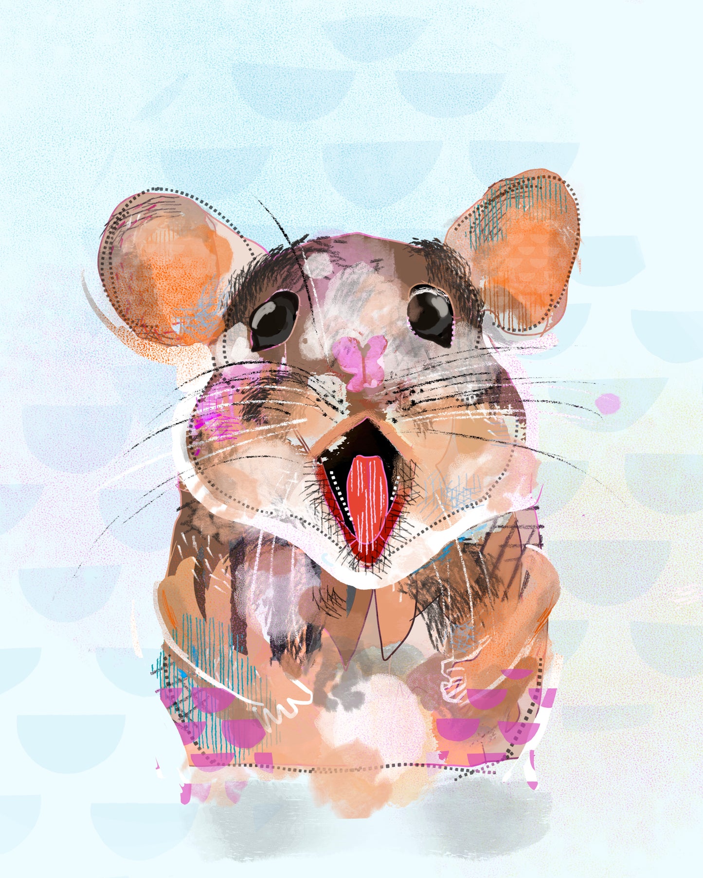 Happy Mouse - Signed Print