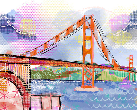 Golden Gate Magic - Signed Print