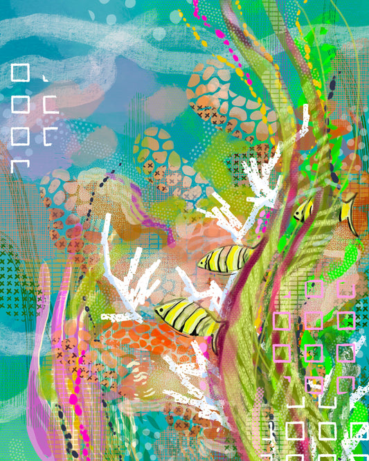 Coral Life - Signed Print