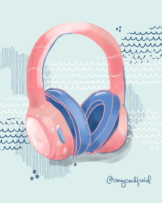 Pink Headphones