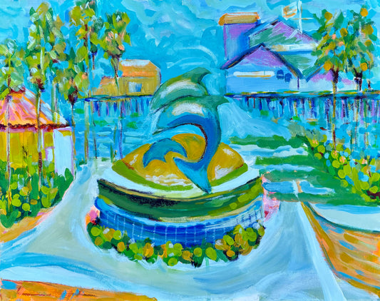 Dolphin Fountain