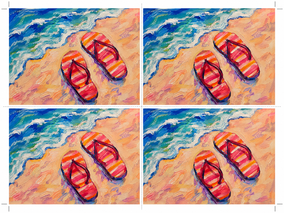 Sandals - Another Day in Santa Barbara