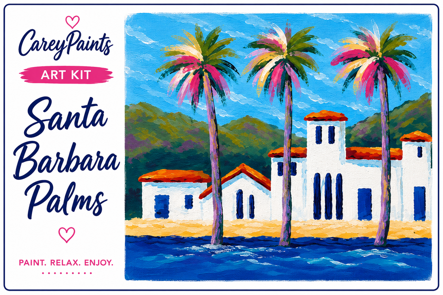 Santa Barbara Palms - Art Kit