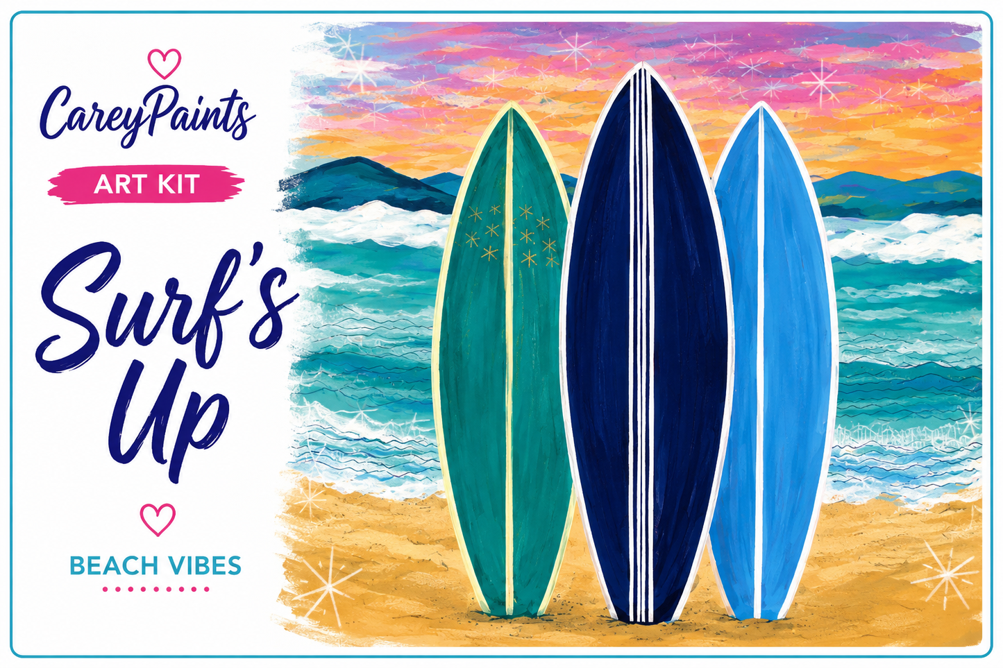 Surfs Up - Art Kit