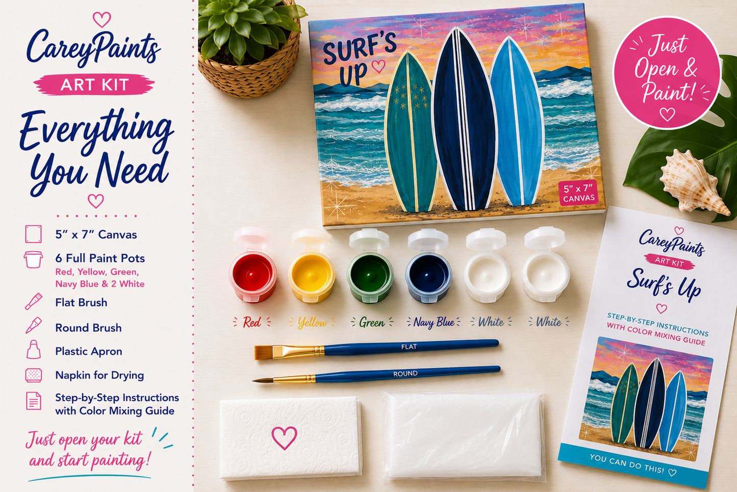 Surfs Up - Art Kit