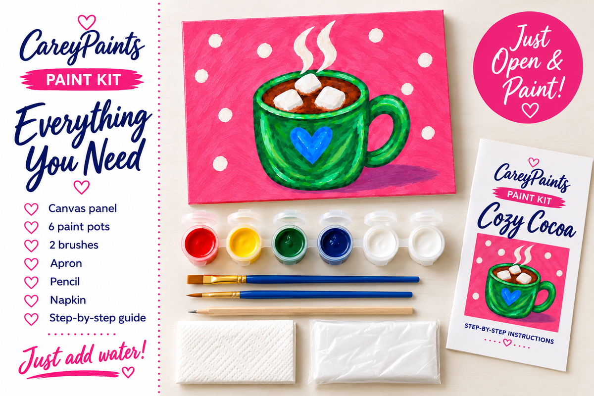 Cozy Cocoa - Paint Party Kit